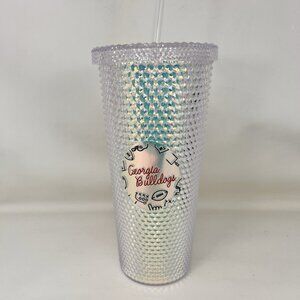 Genuine College Product Georgia Bulldogs Iridescent Studded 24oz Tumbler